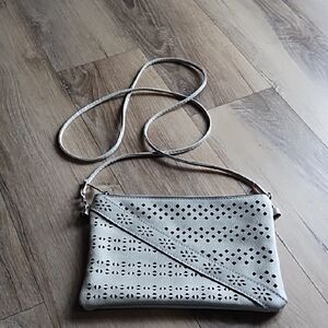 Elegant Cream Crossbody Bag